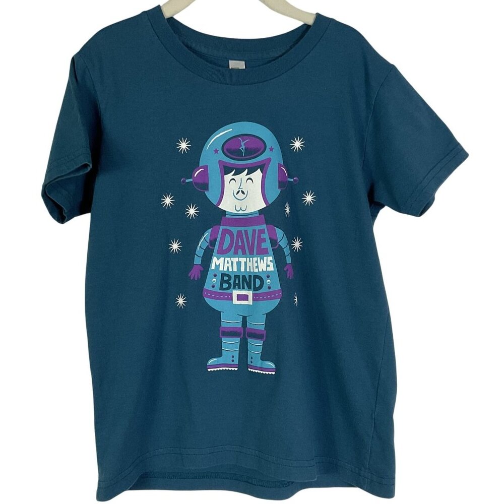 Dave Matthews Band Youth Spaceboy Tee in blue, Youth size 8, New/Never Worn